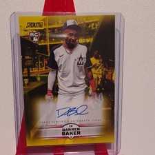 Topps 2025 Stadium Club Rookie Autograph Darren Baker #SCBA-DB Nationals