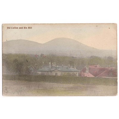Alte Cullen und Bin Hill, Banffshire Postkarte von RW Paterson postalisch gebraucht 1909