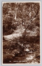 Highcliffe Chewton Glen Stream View RPPC Nigh Postcard 1945 Dorset