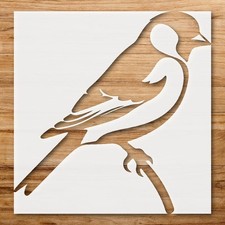 Bird Silhouette Wall Art Stencil for Nature - Inspired Decor - StencilAir