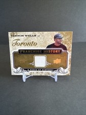 2008 Upper Deck FRANCHISE HISTORY JERSEY #FH-50 Vernon Wells JAYS EX/NM