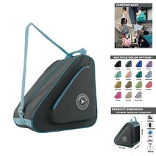 Skate Bag Ice Inline Roller Skates Kids Adults Waterproof Large Capacity