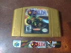 The Legend Of Zelda Majora's Mask OEM Holographic Gold Edition N64 Lenticular