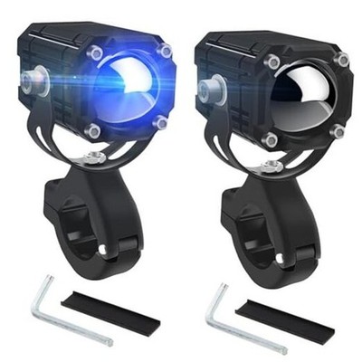  60W LED Spotlights Fog Lights 4 Modes 12V, Super Bright 6000LM Fog Light Blue