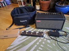 Positive Grid Spark 40 Modelling Combo Amp, carry case and Airstep Footswitch