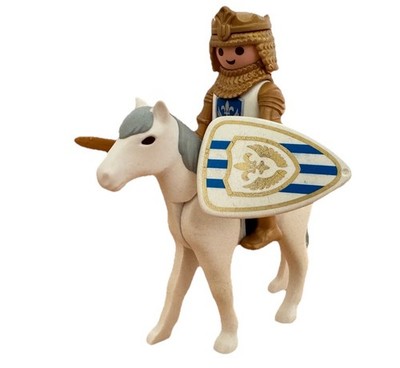 Playmobil 3800 Ritter Christopher Prinz König Kaiser Gold Pferd Mittelalter King