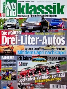 1) Auto Bild Klassik 04/2008 - Renault Alpine A 310 mi - Ford Taunus 17M P3 mit