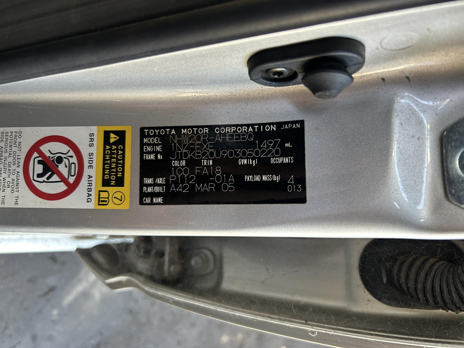 Toyota Prius Immobiliser ECU NHW20 10/2003-04/2009 - thumbnail 9