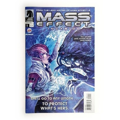 Mass Effect Invasion Comic Book Issue 1 Dark Horse Comics Sci-Fi Adventure Story