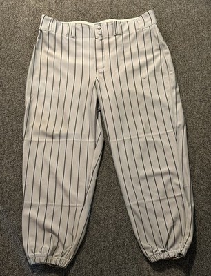 Champro Adult Baseball Pants Gray Pinstripe Size XL Pre Owned 