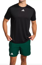 BRAND NEW Adidas Men's Pre-Game Shirt JX4452 in BLACK - White Logo - Size LARGE