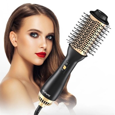 NEXPURE SM-5368 Ceramic Titanium Barrel 4 in 1 Hair Dryer Brush | eBay