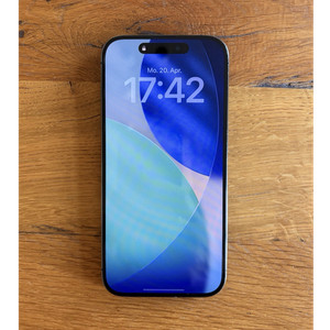 Apple iPhone 15 Pro 128GB Titanblau , Dreifach-Kamera, Face ID, gebraucht