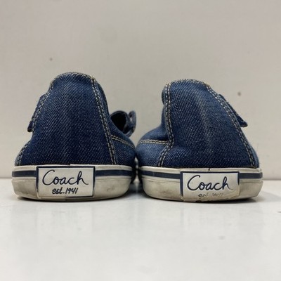 Coach Women Keeley C6876 Blue Denim Slip-On Casual Shoes  display picture 2