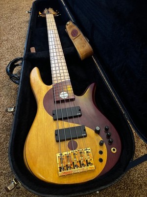 Fodera Monarch Deluxe 5 string bass guitar Yin Yang 2016