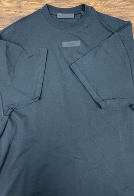Essentials Fear of God Black Logo Crew Neck Short Sleeve Men's XL T-Shirt 
