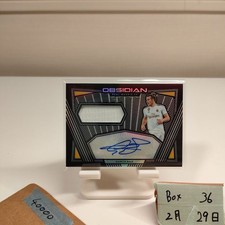 Gareth Bale 2019-20 Panini Obsidian Autograph Card Real Madrid Jersey 06/20 Use