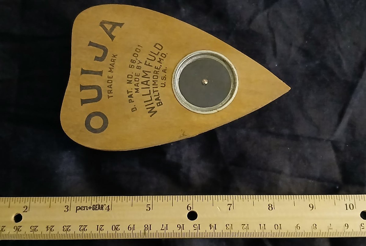 Antique Ouija Planchette Authentic 1920s 1919 William FULD Vtg