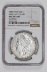 1889-O VAM-1A1 "E CLASH" MORGAN DOLLAR NGC UNC DETAILS