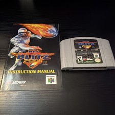 NFL Blitz 2001 N64 game and manual Authentic