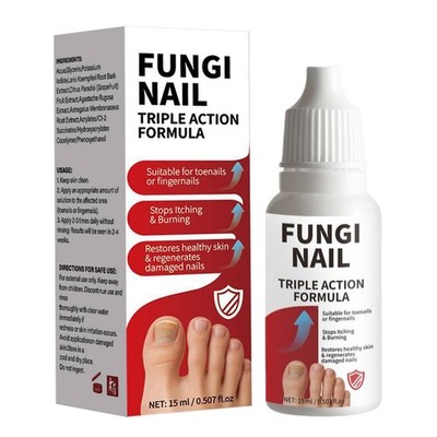 Pilze Nagel Anti -Pilz Flüssigkeit Triple Action Formel Reparatur Flüssigkeits