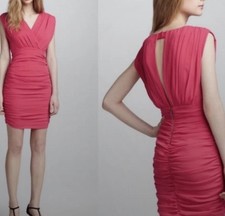 Womens Alice Olivia Fucsia Sleeveless Cocktail Dress 6