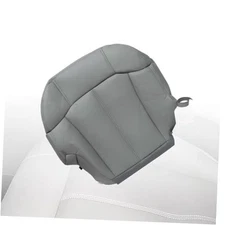  Pewter Gray Passenger Side Bottom Microfiber Leather Replacement Seat Cover 