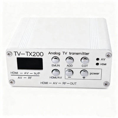 VHF/UHF Analog TV Transmitter Support HD/AV Input Analog Signal Transmitter