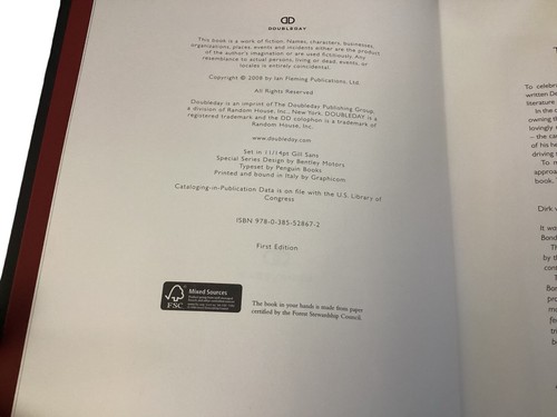 Sebastian Faulks-James Bond-Devil May Care, Bentley Motors Limited Ed 244/300 - Picture 4 of 5