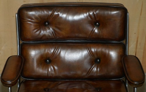 ORIGINAL 1960-1968 HERMAN MILLER 675 EAMES TIME LIFE LOBBY SWIVEL ARMCHAIR ES105 - Picture 9 of 21