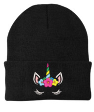 Gorra Gorro Bordado Unicornio 2 Colores a Elegir! OSFM Stretch