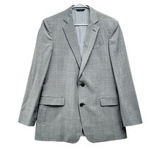 Brooks Brothers Men's 40L Explorer Fitzgerald Fit Light Grey Blazer Sports Coat