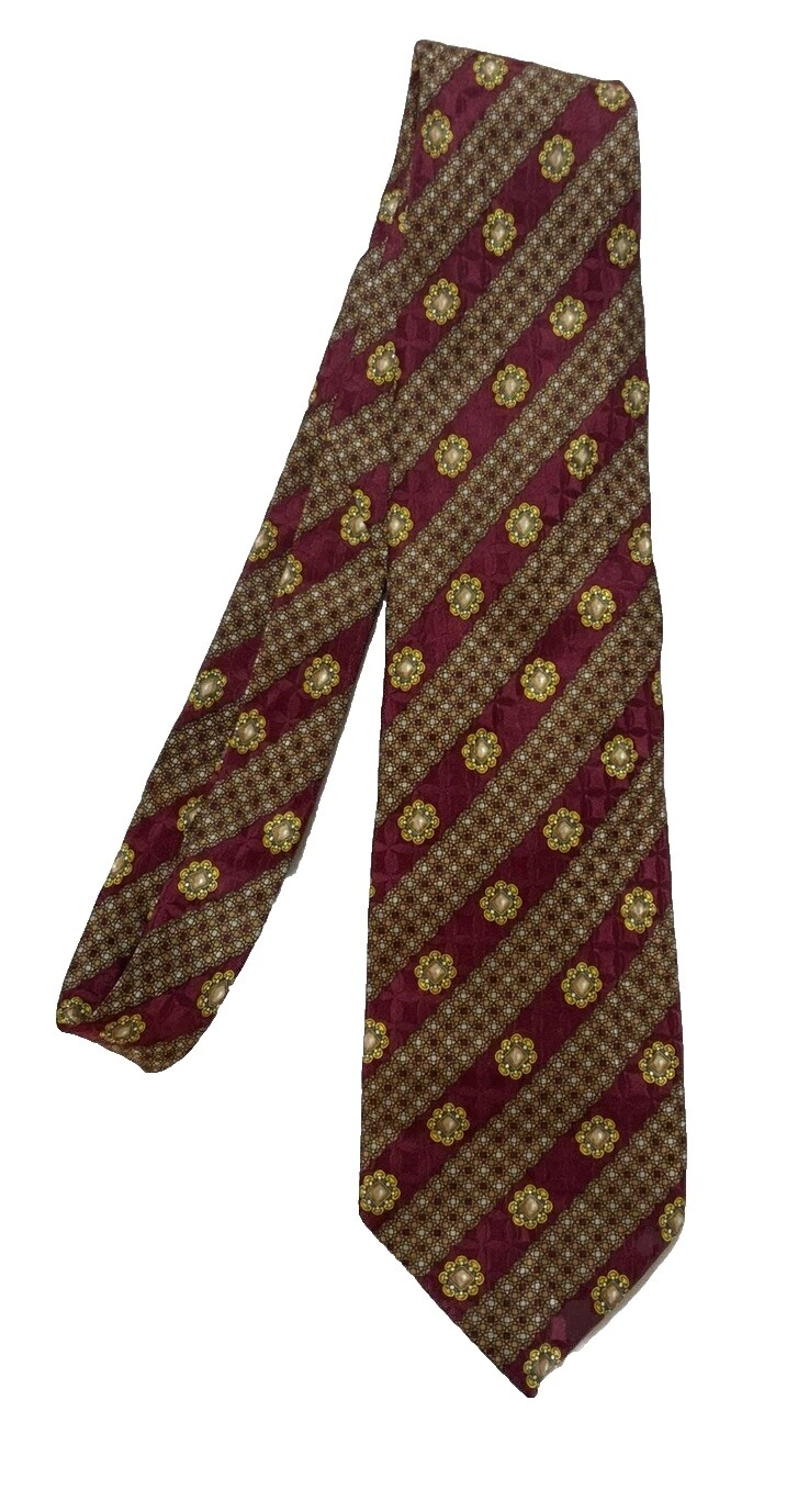 Flor Floral lazos de seda 100% para De hombre