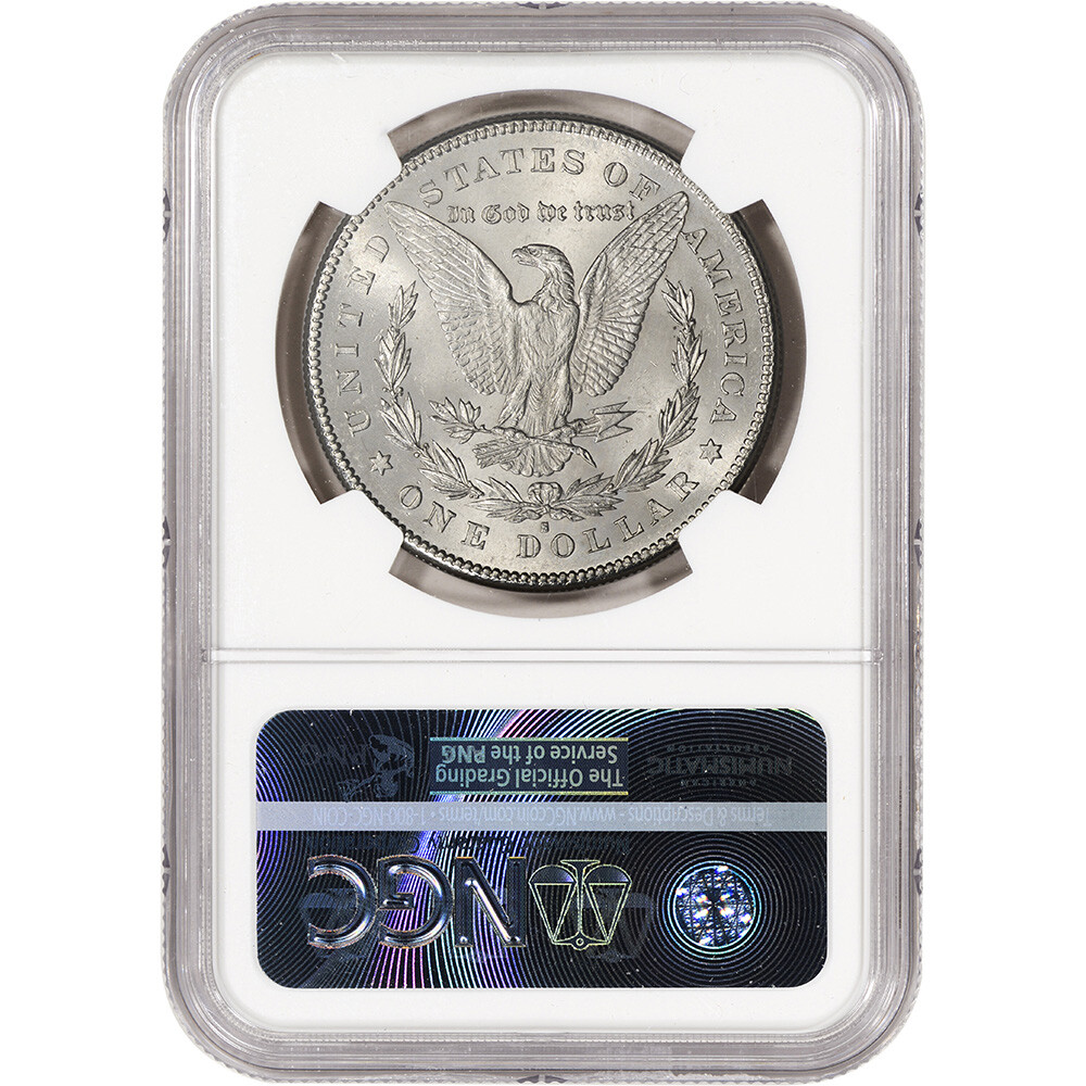 1878 S US Morgan Silver Dollar $1 - NGC Brilliant