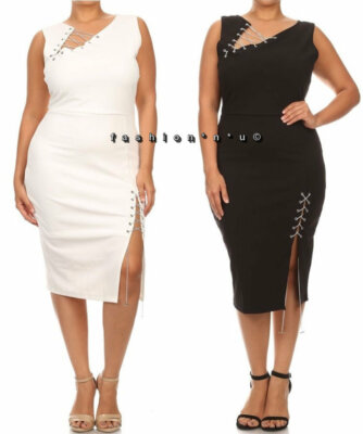 knee length dresses for ladies Plus Size Krissy Tank Midi Dress main image 0