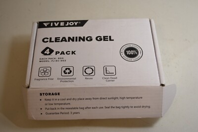 FiveJoy Cleaning Gels 4-Pack FJ-KC-002