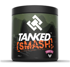 TANKED SMASH Pre Workout Powder - 50 Srvs (Cherry Cola Flavour) - Energy Pump