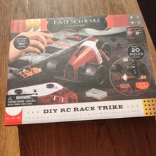 FAO Schwarz Build Your Own RC Race Trike New Over 20 Pieces In All