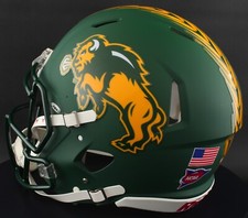 NORTH DAKOTA STATE BISON NCAA Riddell Speed Full Size AUTHENTIC Football Helmet