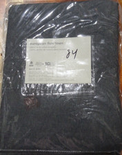 2 West Elm European linen slate 48 84 drapes panels curtains New w tag