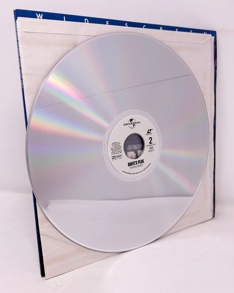Dante's Peak Laserdisc 4331 Widescreen Pierce Brosnan Linda Hamilton LD