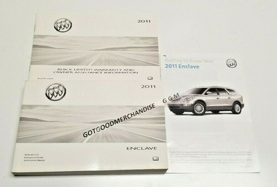 2011 BUICK ENCLAVE OWNERS MANUAL USER GUIDE V6 3.6L CX CXL CROSSOVER