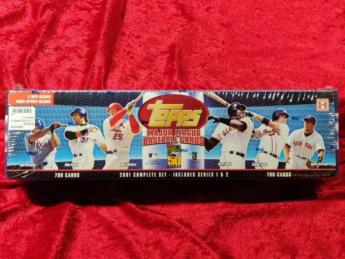 トレーディングカード　メジャーリーグ　2001年 2001 Topps Complete Baseball Card Set Series 1 & 2 Sealed Box | eBay