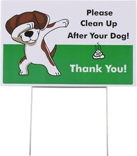 - Yard Signs, No Pooping Dog Signs for Yard, Pick up Your Dog Poop Signs, Dog Po