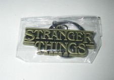 STRANGER THINGS LOGO UNBRANDED METAL KEYCHAIN