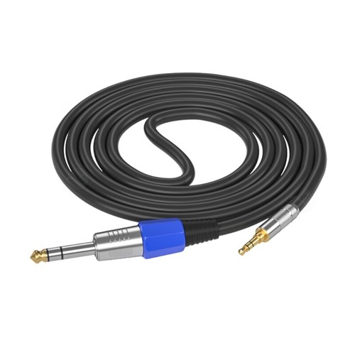Right Angled/Straight Head Aux Cord Male 3.5mm to Male 6.35mm Balanced Wire - Picture 22 of 28