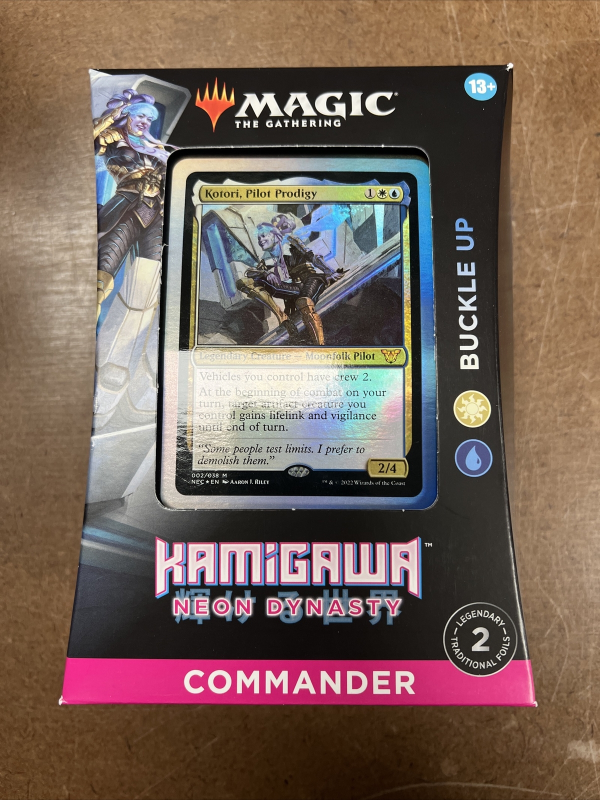 Magic The Gathering Kamigawa Neon Dynasty Commander Deck Buckle Up