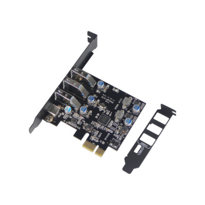 USB 3.0+Type-c Port PCI-E Expansion PCI Express 1X PCIe USB 3.0 HUB Adapter Card