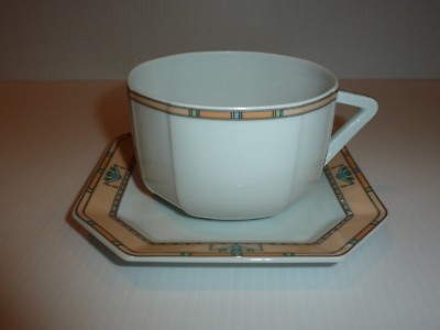 Bernardaud Limoges Aida Oversized Cup and Matching Saucer | eBay