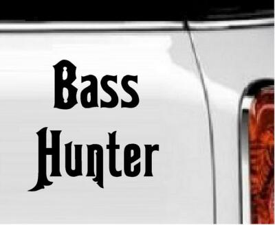 Bass Hunter Vinyl Decal Home Décor 5'' x 5''